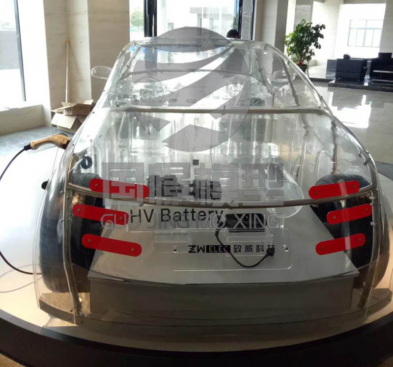 红河透明车模型